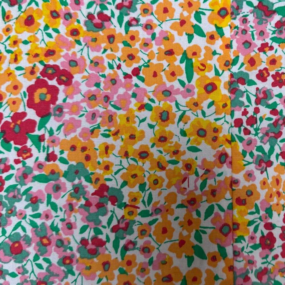J. Crew Mixed-floral Tiered Midi dress Sleeveless A Line Dress BH899 Size 10 - Picture 9 of 12